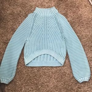 Free people blue sweater